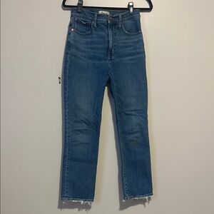 Madewell Slim Demi Boot Jeans sz 26